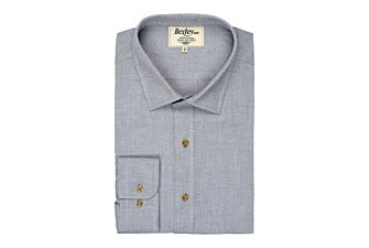 Chemise Oxford coton bleu gris clair - EVRARD