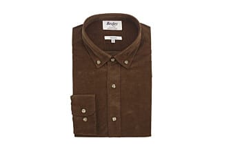 Chemise en velours Chocolat - WAYNE