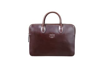 Porte-documents homme en cuir Chocolat - WILLINGTON