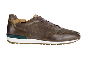 Sneakers homme Charbon Patiné & Velours Gris - CANBERRA II