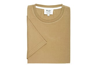Tee-shirt coton bio uni Kaki clair - EDGAR III