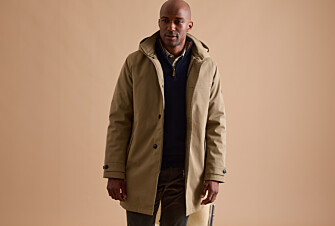 Trench homme Beige Foncé matelassé - AURESTILDE