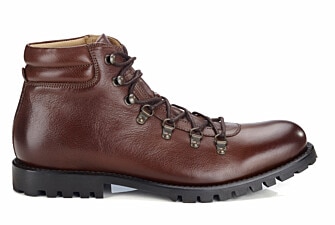 Boots Outdoor cuir chocolat patiné homme - GOSFIELD