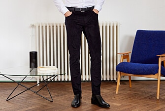 Pantalon 5 poches velours homme Noir - KARS