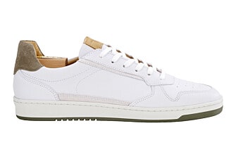 Sneakers cuir homme Blanc - KOLORA