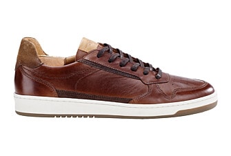 Sneakers cuir homme Chocolat Patiné - KOLORA