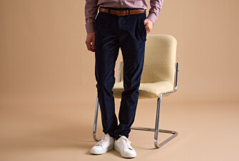 Pantalon Chino Velours Navy - KHYLER