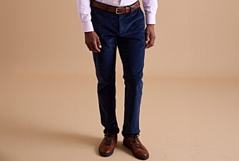 Pantalon Chino Velours Navy - KINSLEY