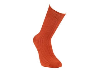 Chaussettes ville homme fil d’Écosse Ambre