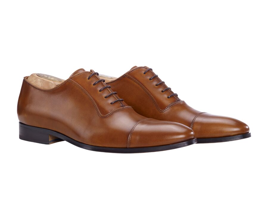 Richelieu homme Cognac Patiné  - RINGWOOD