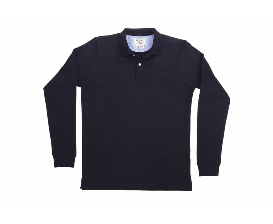 Polo manches longues homme Marine - ANDY II ML