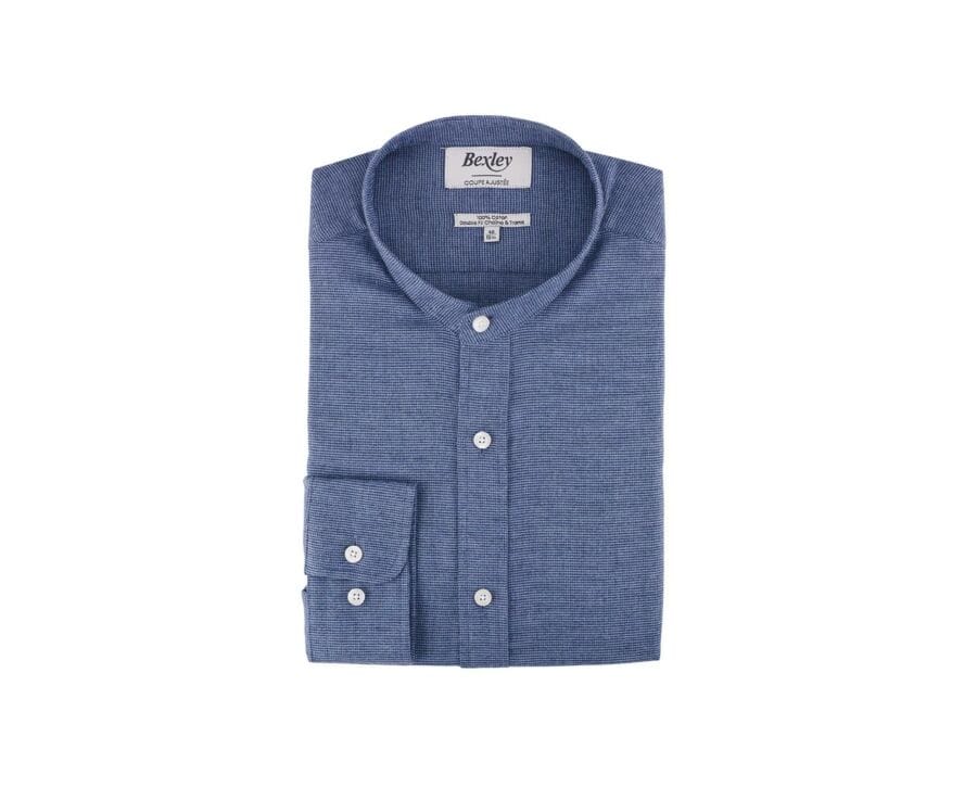 Chemise flanelle homme Bleu et Navy - BARDIN