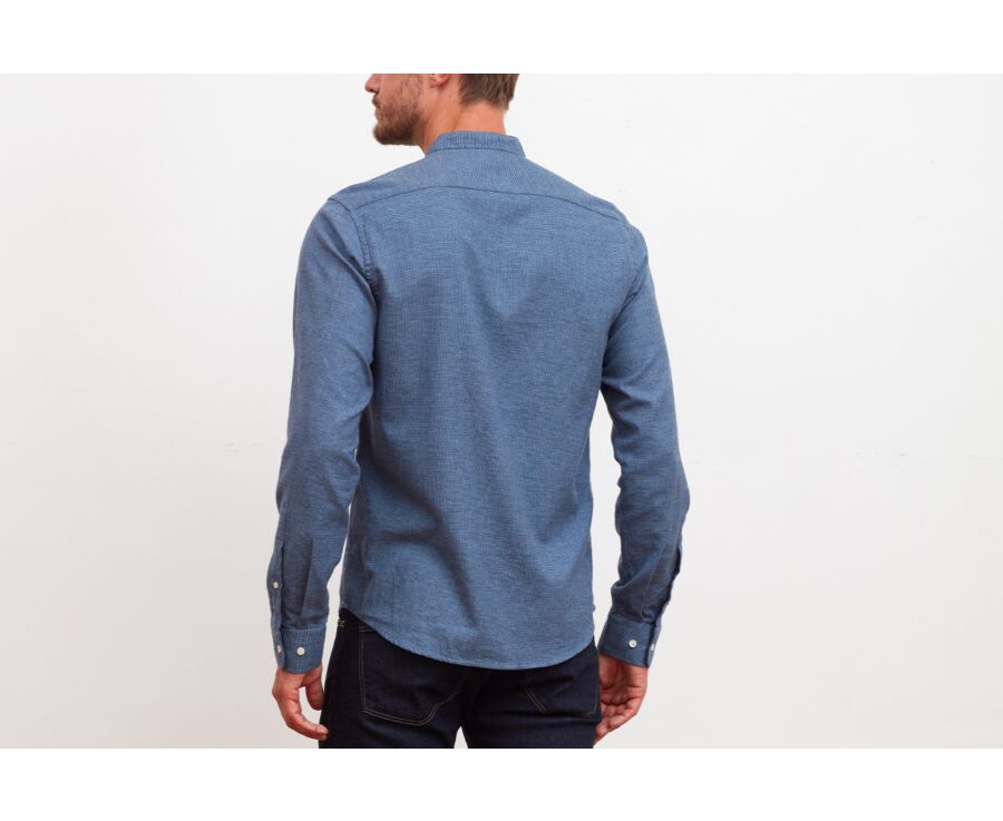 Chemise flanelle homme Bleu et Navy - BARDIN