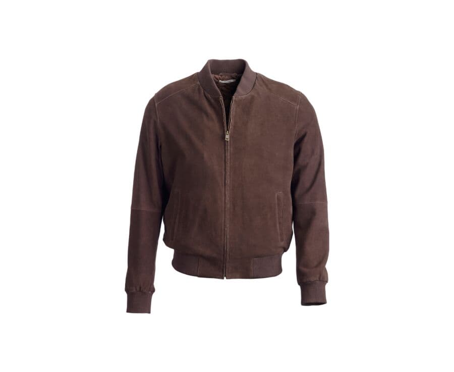 Blouson homme cuir Velours brun - SEAN II