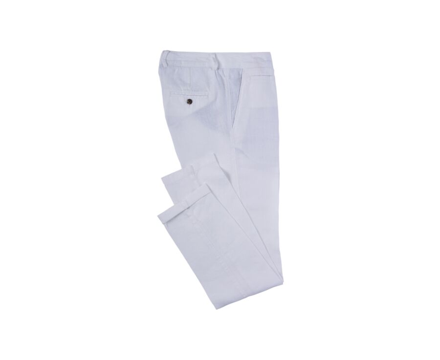 Pantalon chino homme Blanc - KYLSON