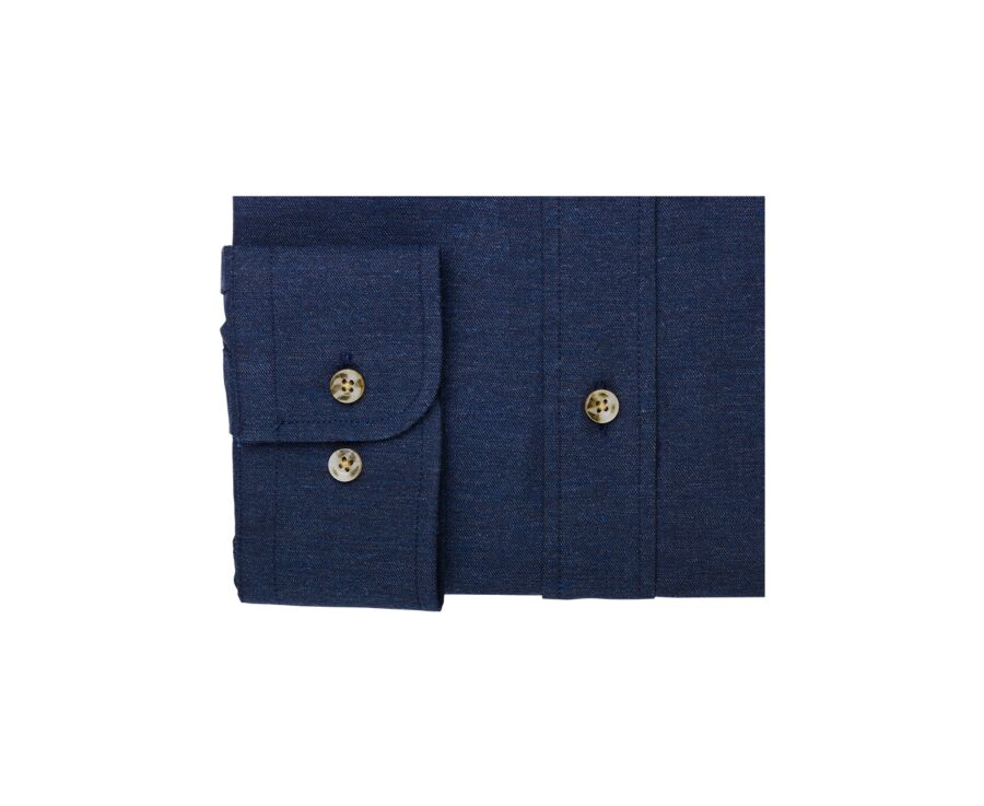 Chemise flanelle Navy - ANDER