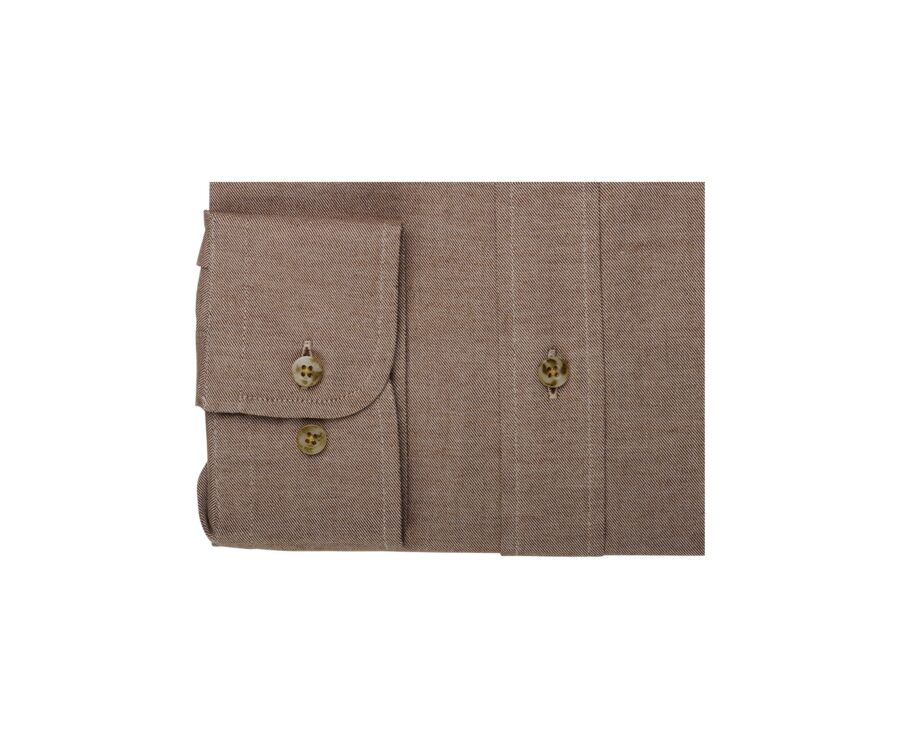 Chemise flanelle Camel - ANDER