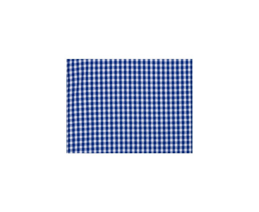 Chemise coton bleu et Blanc - Col français - VALAIRE