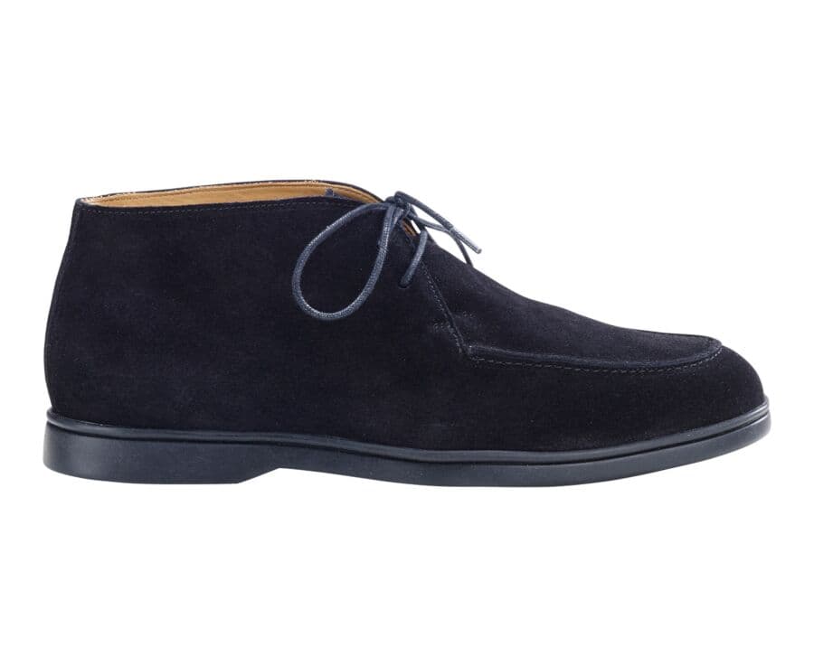 Bottines casual homme Velours Noir - SERENOA