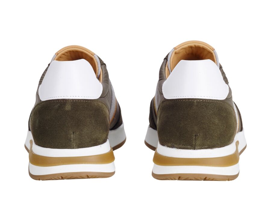 Sneakers homme Kaki et Chamois - KEILIRA