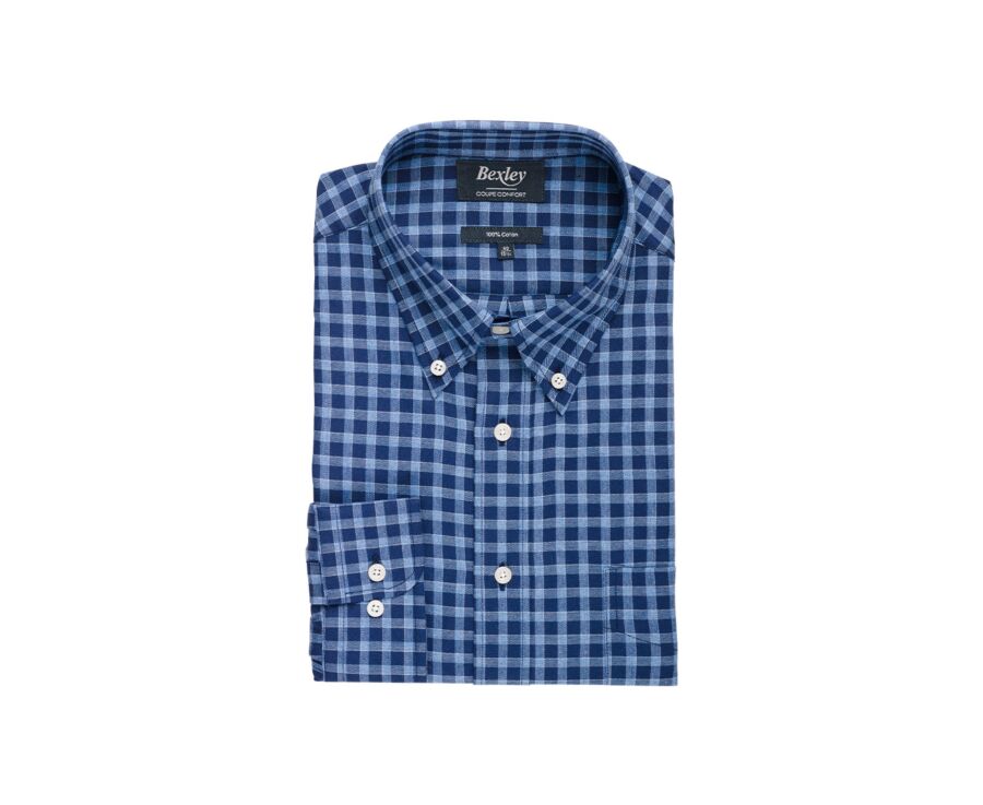 Chemise Navy et bleu nordique - ELVIN