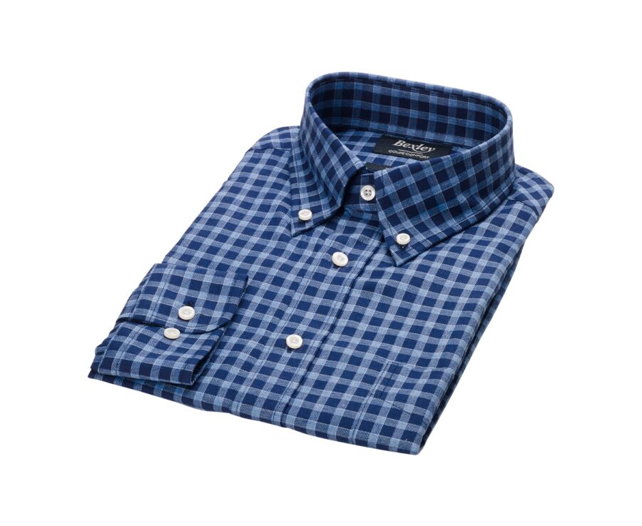 Chemise Navy et bleu nordique - ELVIN