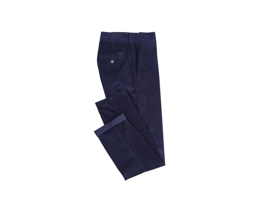 Pantalon Chino Velours Navy - KHYLER