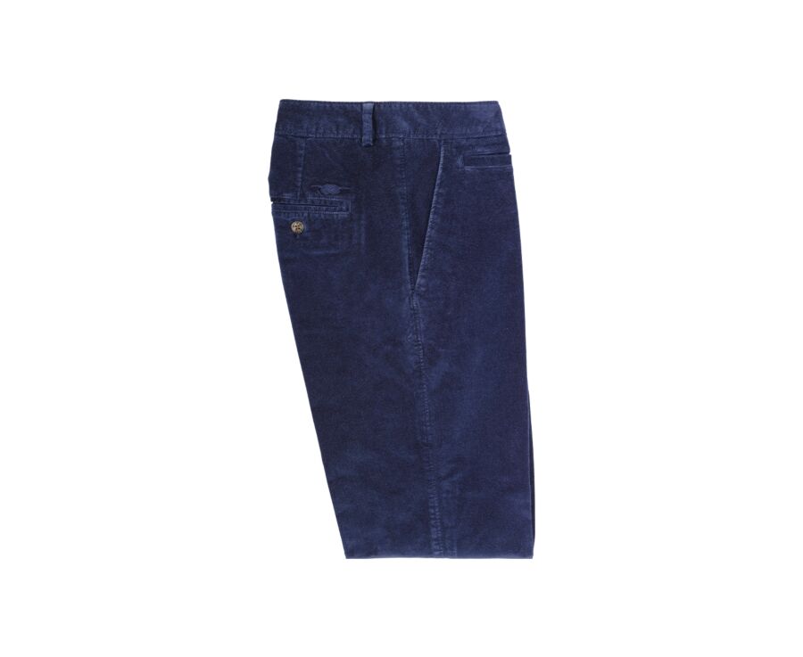 Pantalon Chino Velours Navy - KINSLEY