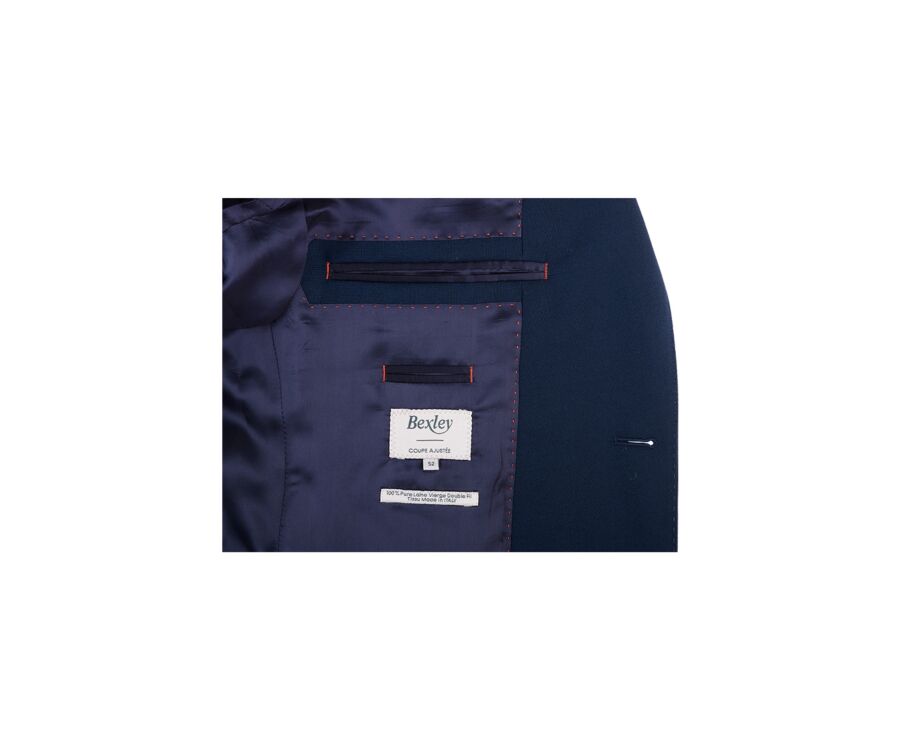 Blazer homme Laine Navy - LANDELIN