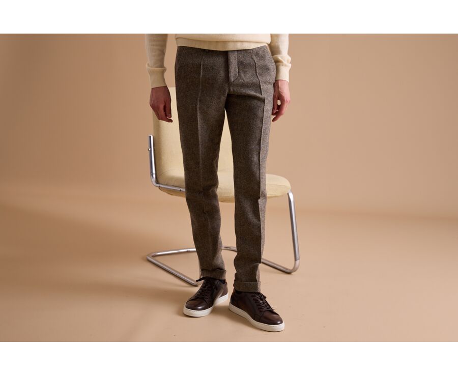 Pantalon habillé homme Kaki clair - LAURIAN