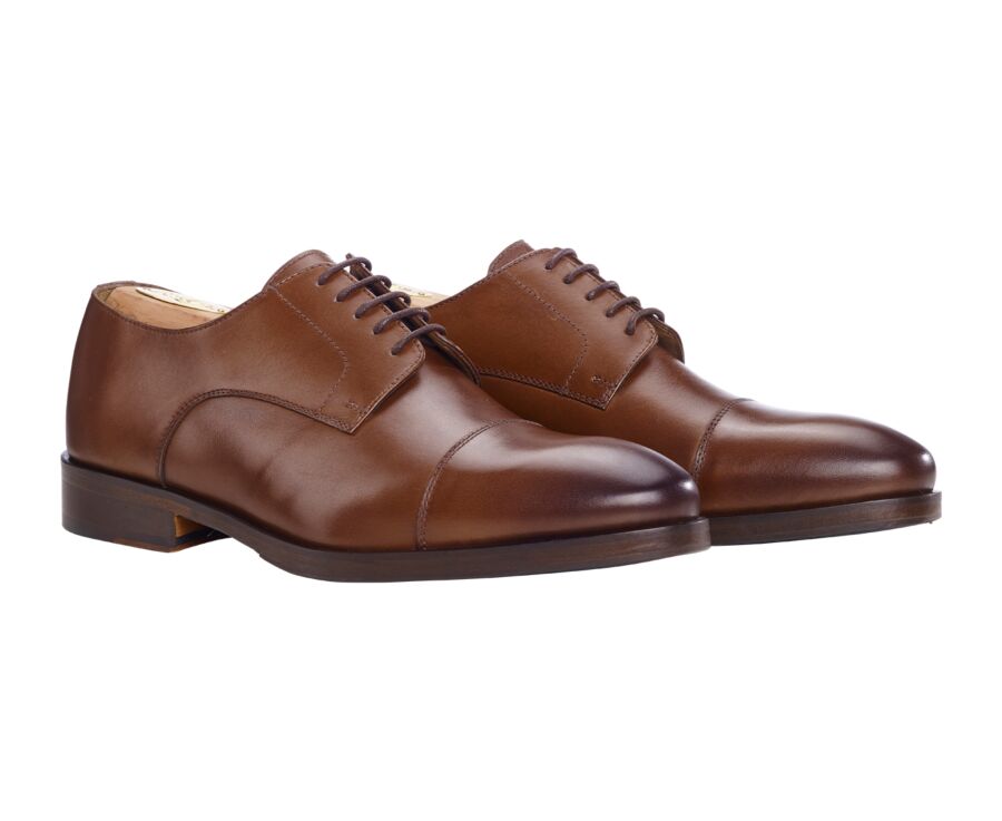 Derbies homme Châtaigne Patiné - MAYWELL PATIN