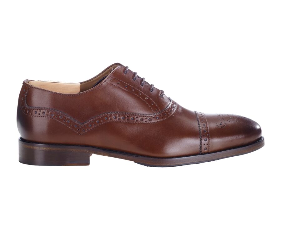 Richelieus homme Cognac Patiné - GRACKOTT