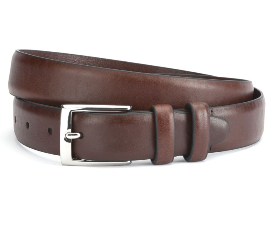 Ceinture costume homme Marron patiné - RAMSGATE SILVER