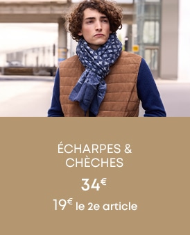 écharpes et chèches pour homme