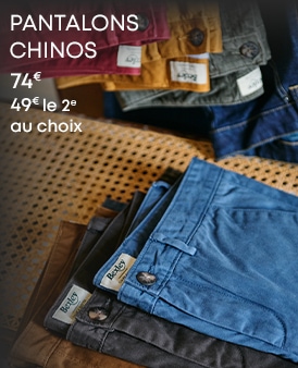 Pantalons chino homme prix d'été