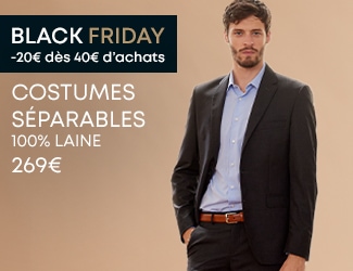 Costumes pour homme 100% laine