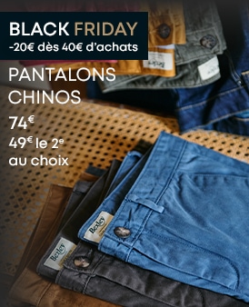 Pantalons chino homme