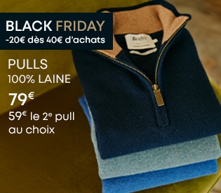 Pull 100% laine homme