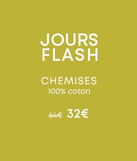 Jours flash chemises promo