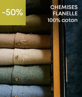 Jours flash Chemises homme en Flanelle