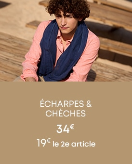 écharpes et chèches pour homme