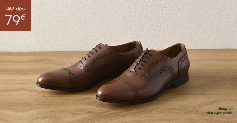 chaussure de ville homme italienne pas cher